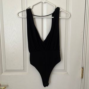 Deep V body suit